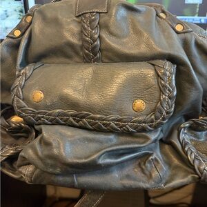 Not Rational Black Leather Bag